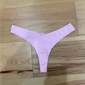Never Worn!! Light pink underwear with rose